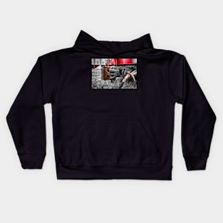 Vintage Train Coupler 2 Kids Hoodie